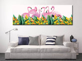 Painting by Numbers Art Animal Flamingos on The Meadow